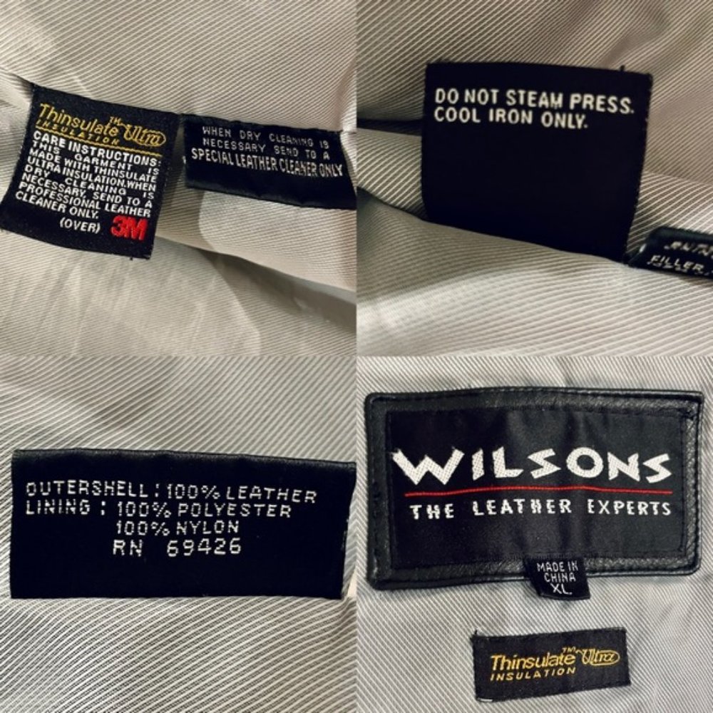 Wilsons Leather Women’s Belted Jacket w/ Removable 3M Thinsulate Liner | Size XL - Picture 8 of 16